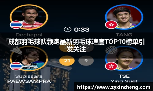 成都羽毛球队领跑最新羽毛球速度TOP10榜单引发关注